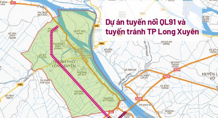 Cuối tháng 5/2024, tuyến đường quan trọng hơn 2.100 tỉ đồng nối Cần Thơ với An Giang sẽ hoàn thành