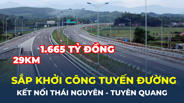 Khởi công tuyến đường dài gần 29km, kết nối Thái Nguyên – Tuyên Quang