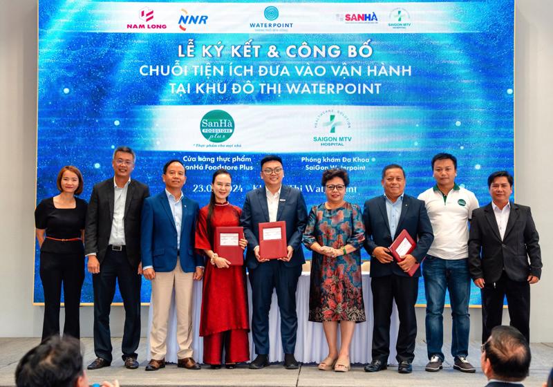 Nam Long ký kết và công bố chuỗi tiện ích tại khu đô thị Waterpoint