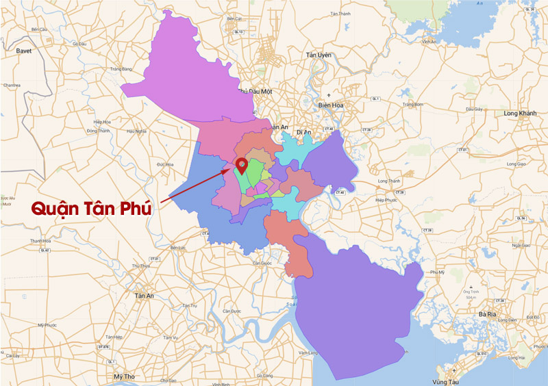 Tân Phú Gần Quận Nào? Quy Hoạch Quận Tân Phú Có Điểm Gì Nổi Bật?