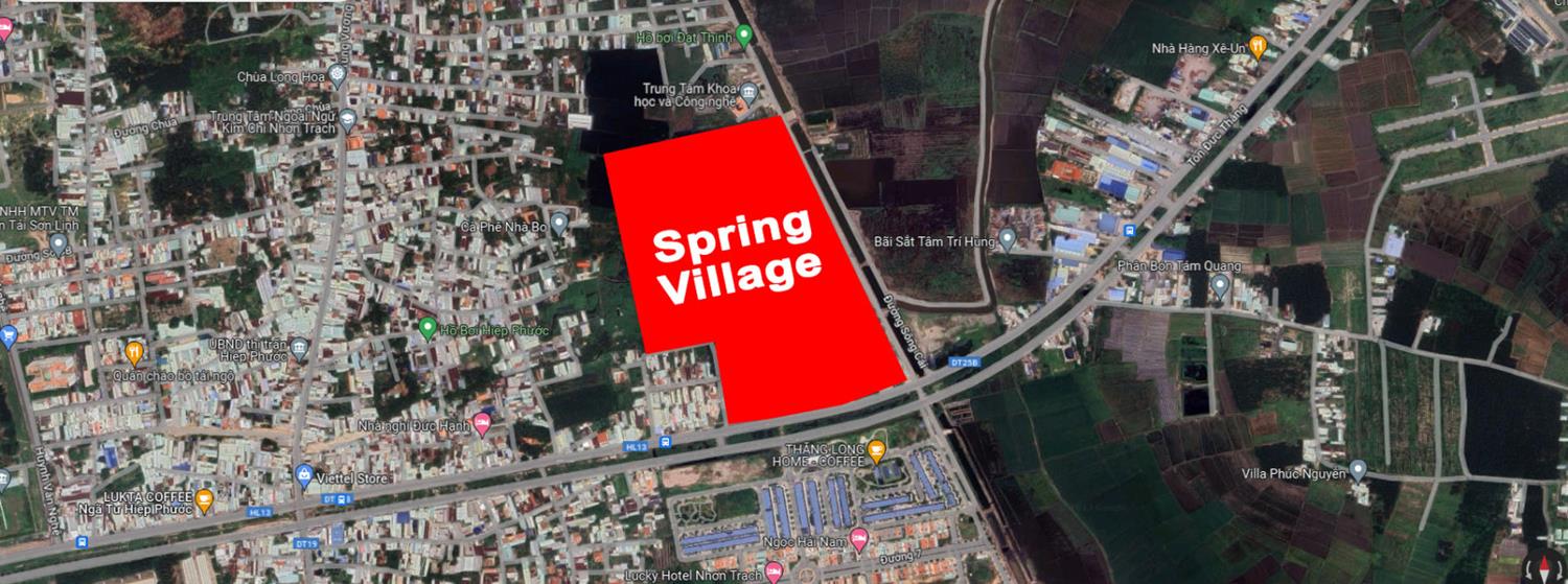 Vị trí khu đô thị Spring Village Nhơn Trạch