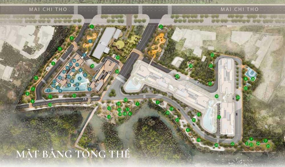 Mặt bằng tổng thể dự án Eaton Park