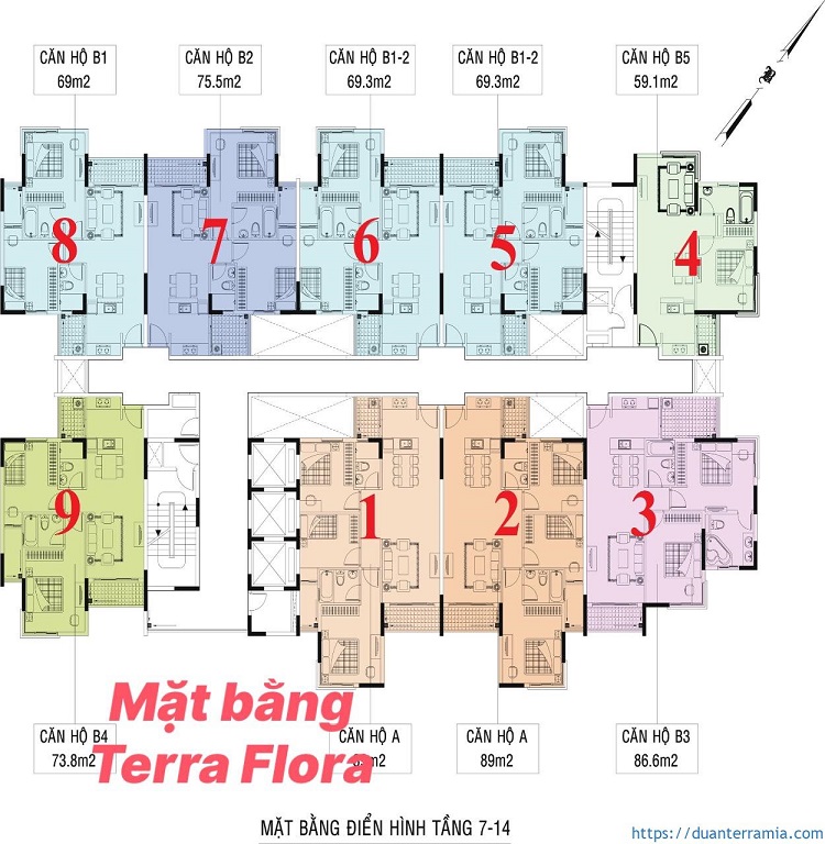 9 Dự Án Chung Cư Terra Flora 