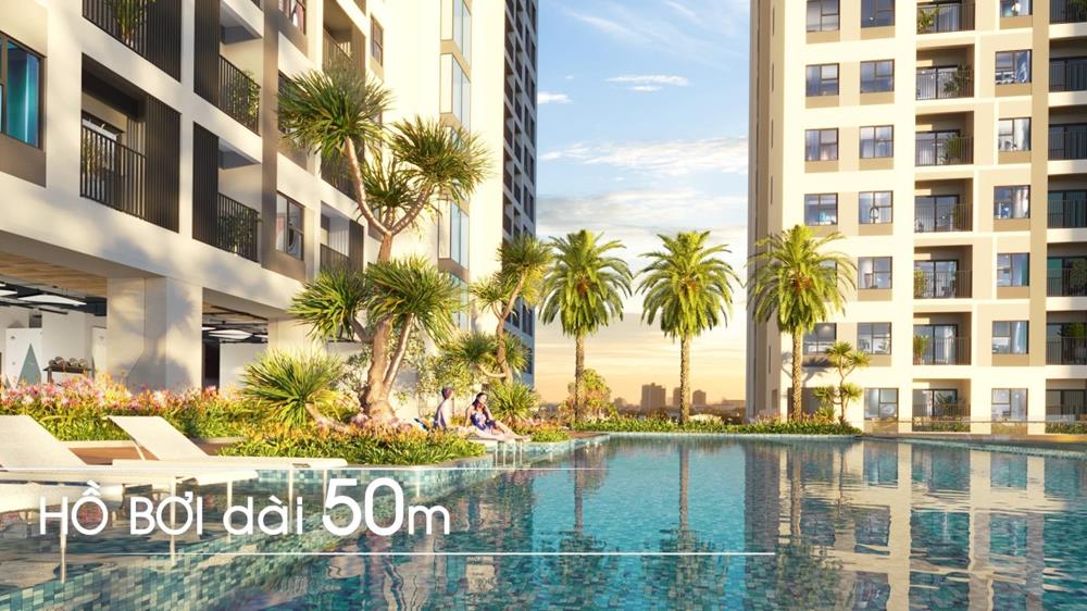 Tiện ích hồ bơi dài 50m