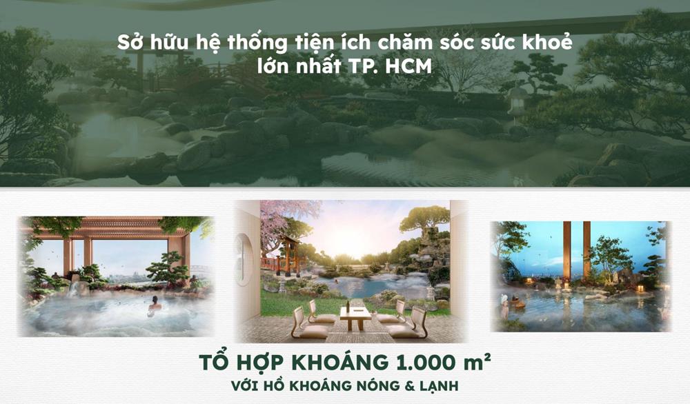 Hồ bơi 4 mùa phong cách khoáng nóng