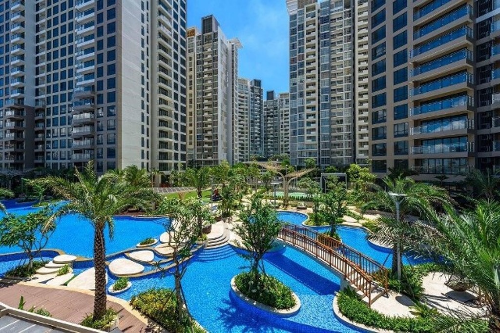 Hồ bơi Estella Heights theo phong cách nghỉ dưỡng