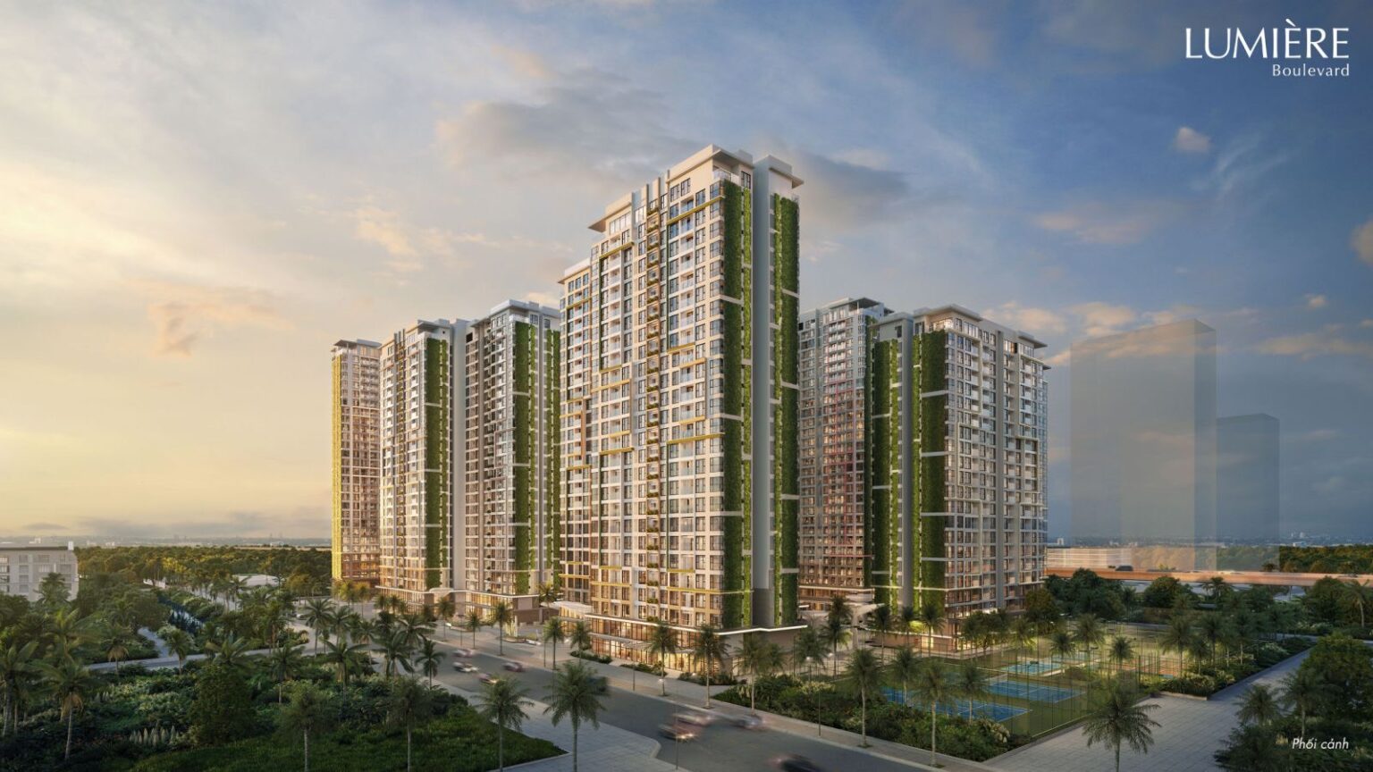 Phối cảnh dự án căn hộ Lumiere Boulevard Quận 9