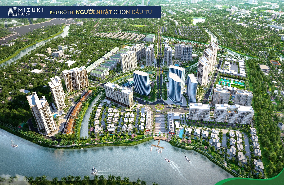  Phối cảnh dự án Mizuki Park Bình Chánh